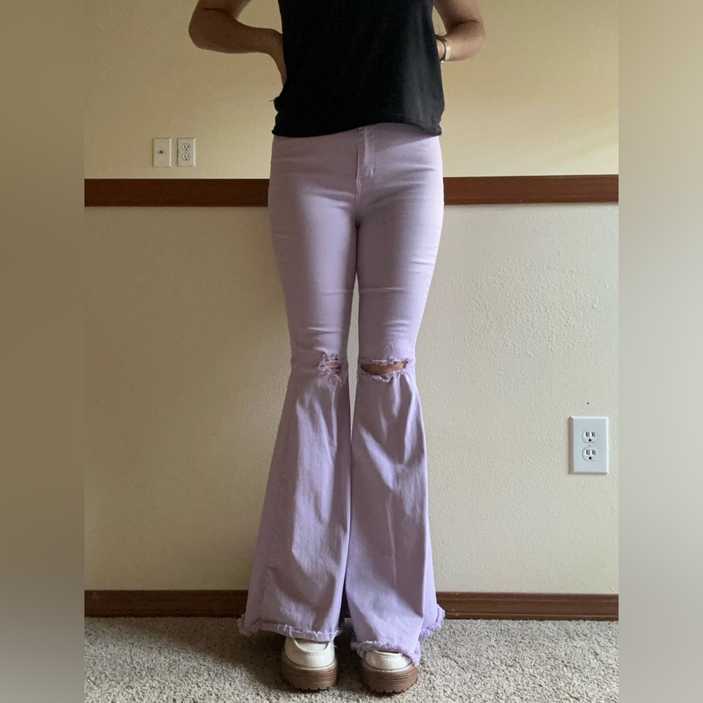 Fashion nova lavender pants